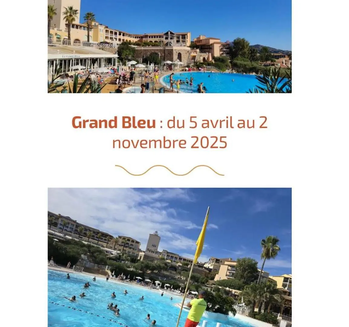 Apartment Cap Esterel Studio 4 Pers Equipe, Belle Vue Golf, Centre Village Pierre & Vacances , Parking Inclu Et 5 Piscines Acces Gratuit, Clim, Wifi, Tv, Lave-Vaisselle Et Lave-Linge,Four, Plancha Saint-Raphael