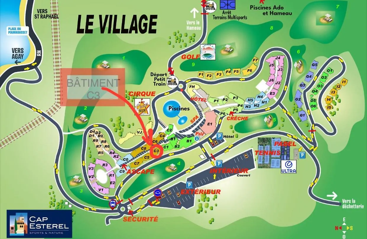 Cap Esterel Studio 4 Pers Equipe, Belle Vue Golf, Centre Village Pierre & Vacances , Parking Inclu Et 5 Piscines Acces Gratuit, Clim, Wifi, Tv, Lave-Vaisselle Et Lave-Linge,Four, Plancha Saint-Raphael  Saint-Raphael (Var)
